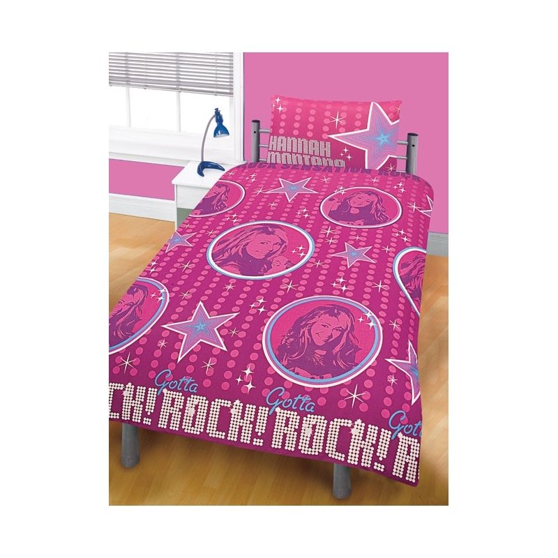 Hannah Montana Parure de lit Housse de couette taie LesAccessoires