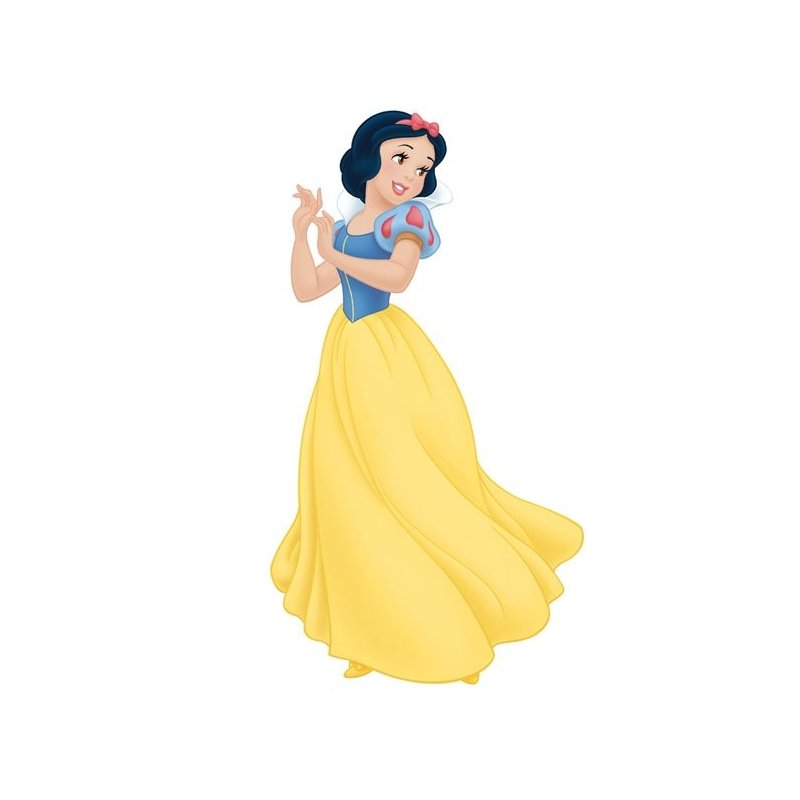 Stickers géants blanche neige - grands autocollants disney 