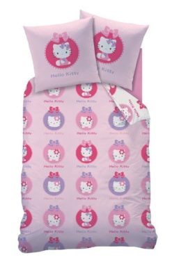 Hello Kitty Parure De Lit Housse De Couette Bebe Et Enfant Lesaccessoires Fr