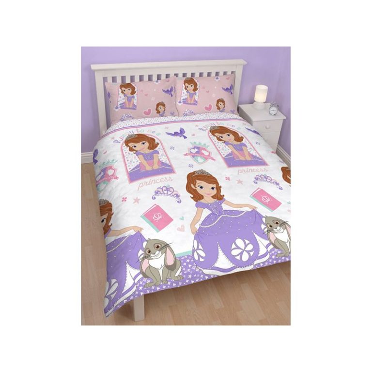 housse de couette double princesse sofia fille 200x200