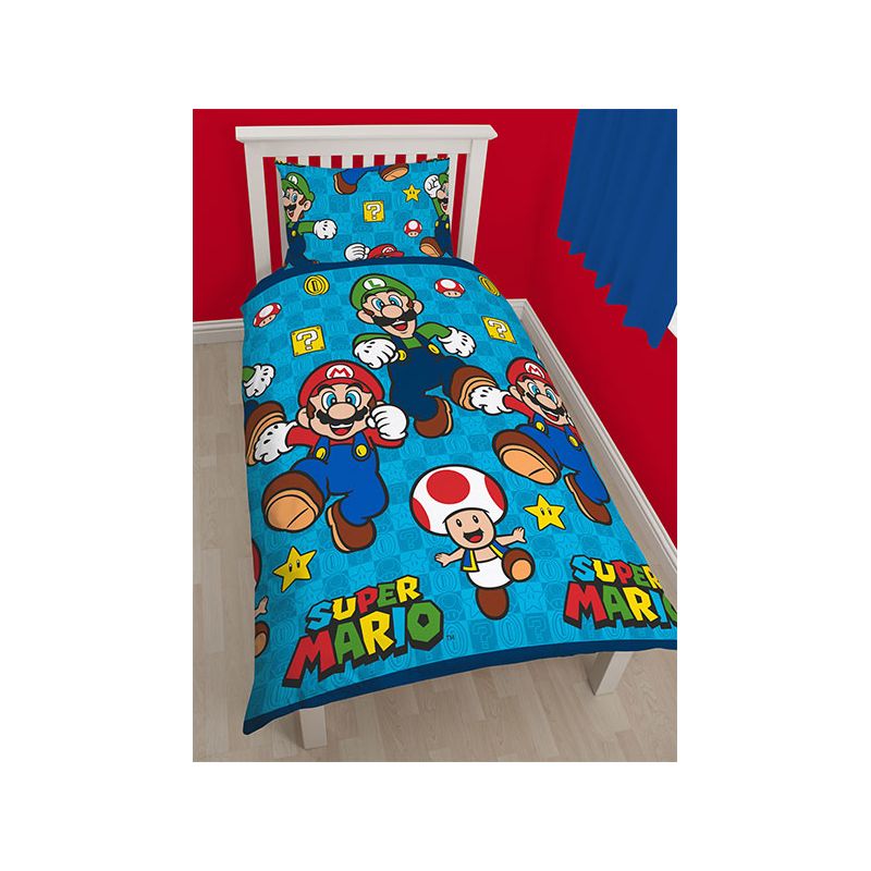 Couette super mario pour lit enfant 1 personne