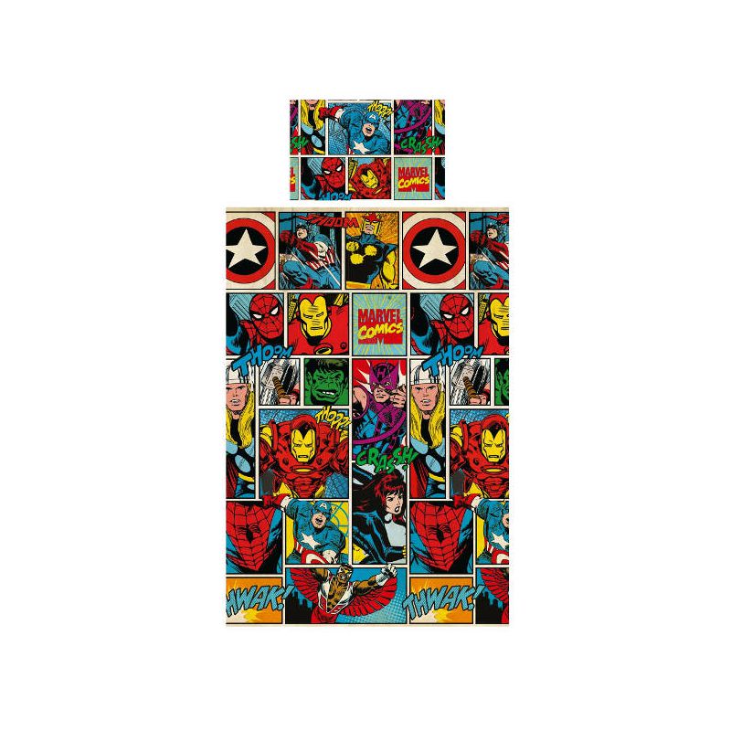 Housse De Couette Marvel housse couette marvel comics strike pour enfant Housse De Couette Marvel housse couette marvel comics strike pour enfant