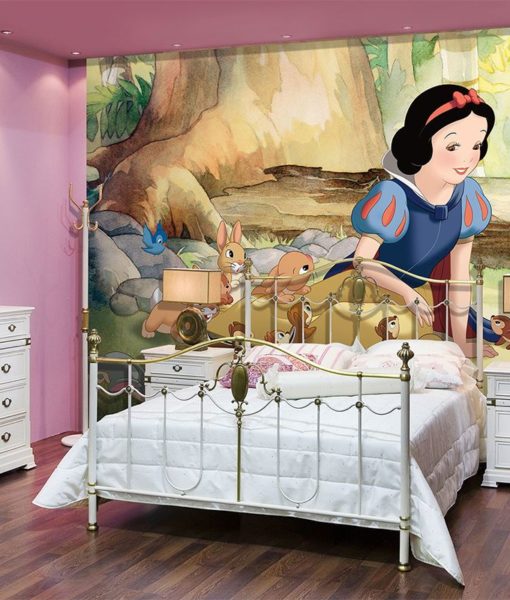 Téléchargement gratuit Images Papier Peint Blanche Neige Animaux Pour Deco Chambre D Enfant le plus cool salutations