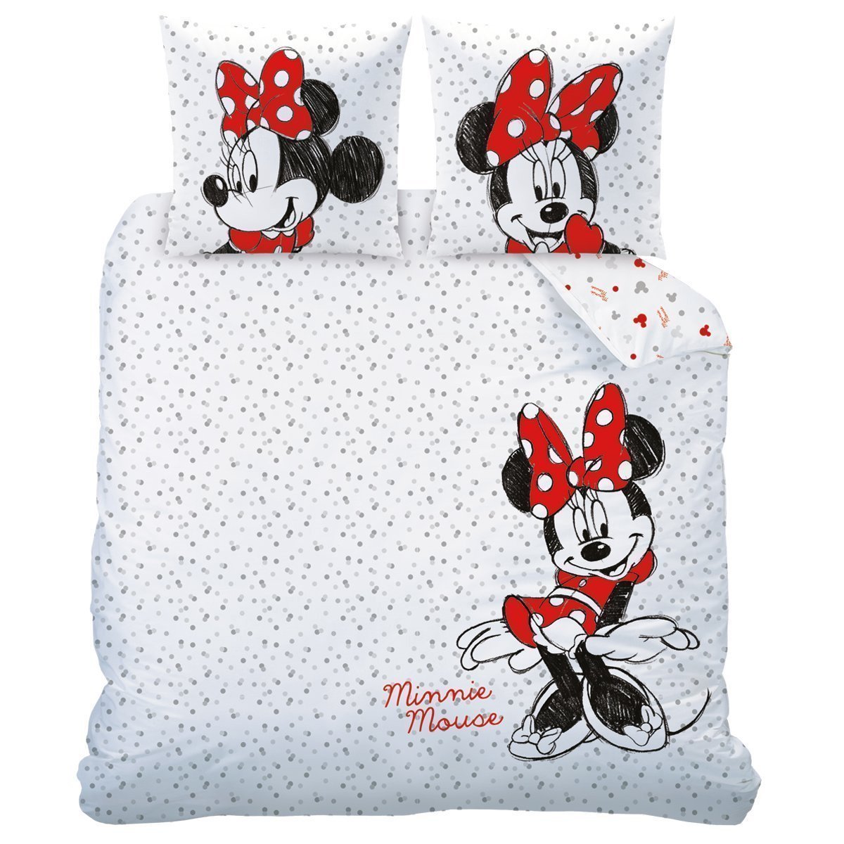 Housse De Couette Minie parure de lit minnie drawing pour lit 2 personnes Housse De Couette Minie parure de lit minnie drawing pour lit 2 personnes