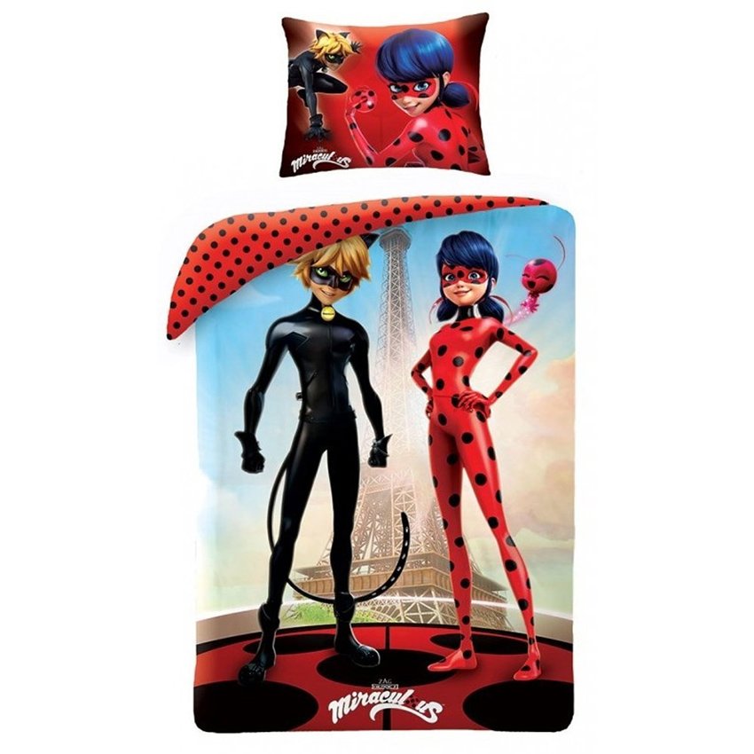 Parure De Lit Miraculous Ladybug Et Chat Noir Pour Enfant Parure De Lit Miraculous Ladybug Et Chat Noir Pour Enfant