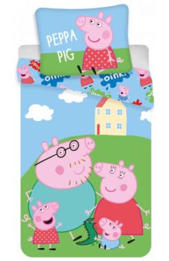 BrandMac ApS Peppa Pig Parure de lit Luzie pour bébé 100 x 135 cm 40 x 60 cm