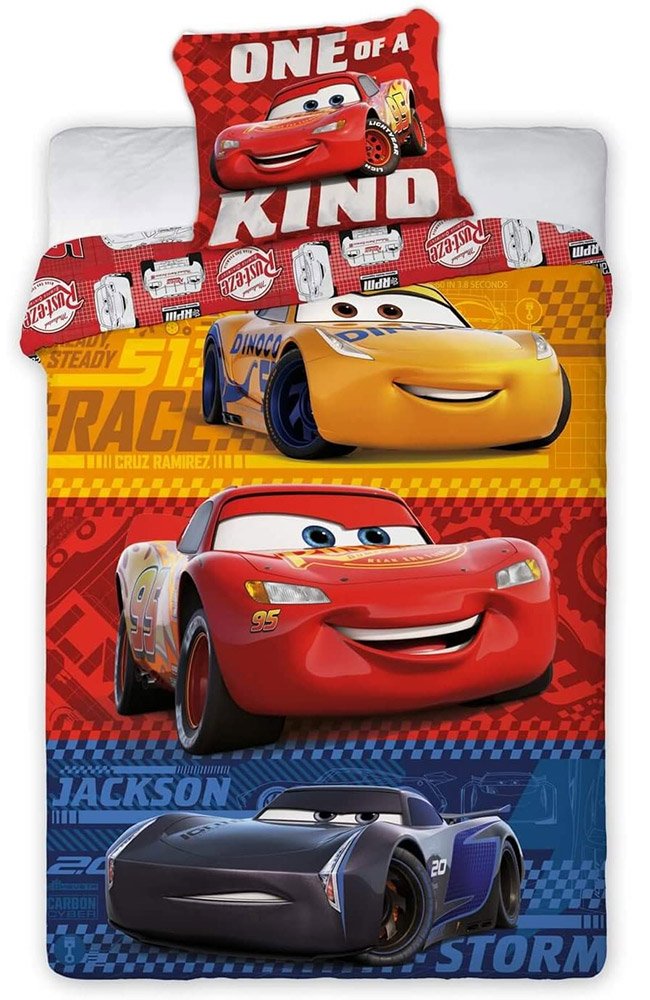Parure De Lit Bebe Disney Cars Housse De Couette 100x135 Cm Taie 40x60 Cm Copie Lesaccessoires