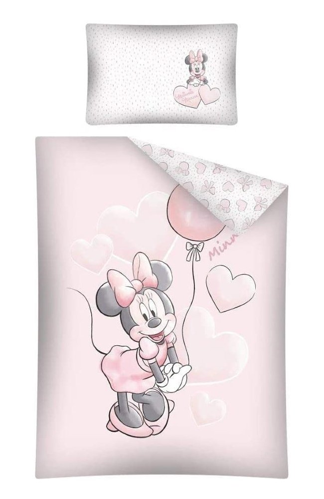 Parure De Lit Bebe Disney Minnie Rose Housse De Couette Taie Parure De Lit Bebe Disney Minnie Rose Housse De Couette Taie